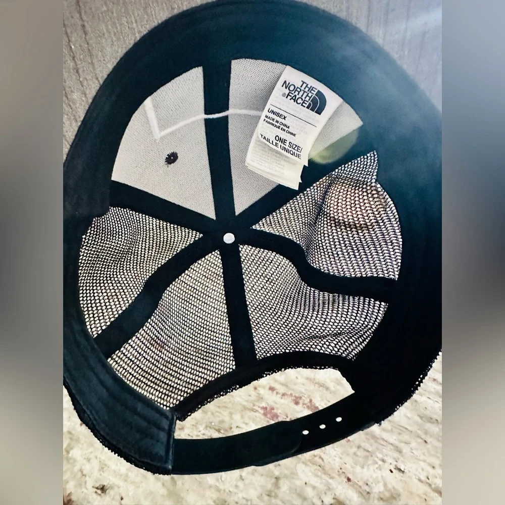 The North Face Gray and Black Truckers Hat 
Adjustable OS - Picture 2 of 4